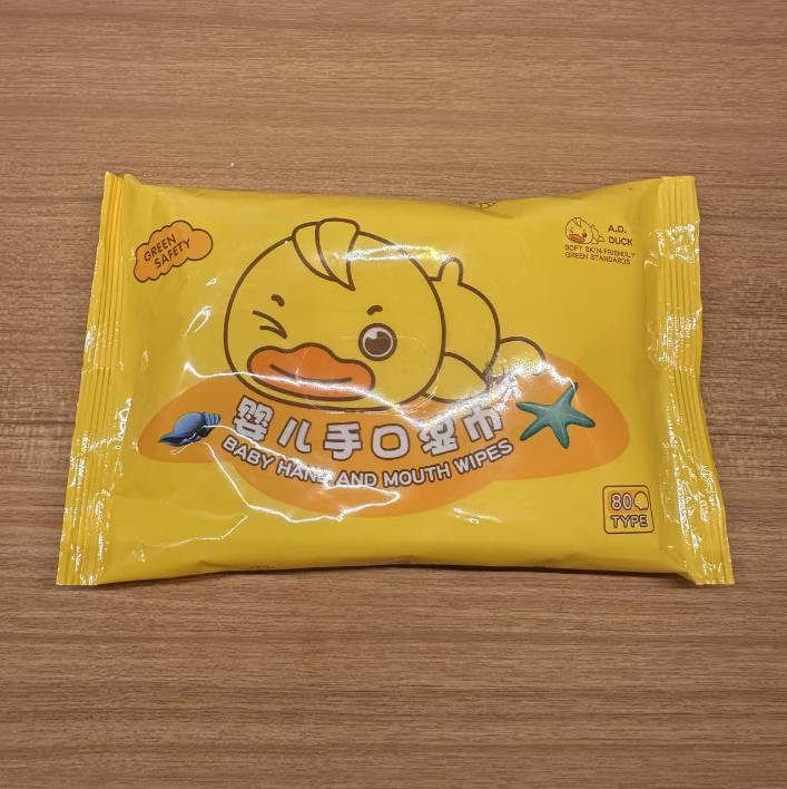 无盖小黄鸭湿巾