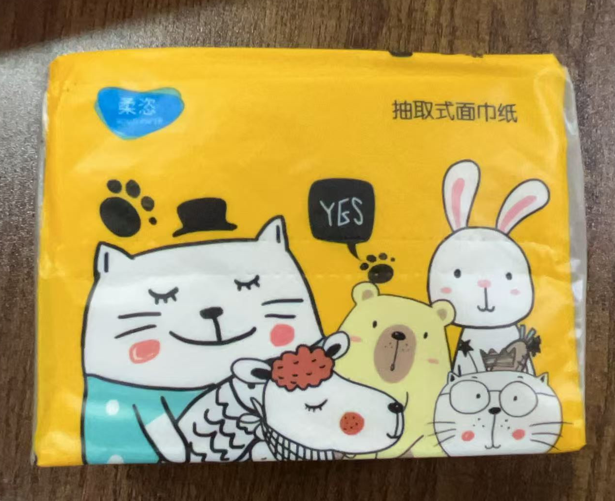 猫咪抽纸 (数量:1包)